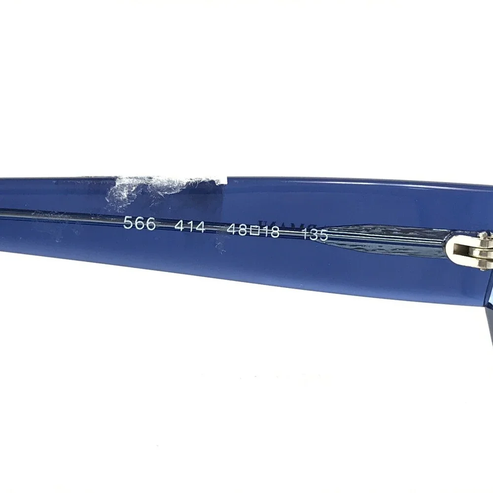 Emporio Armani Eyeglasses Frames 566 414 Blue Rectangular Full Rim 48-18-135